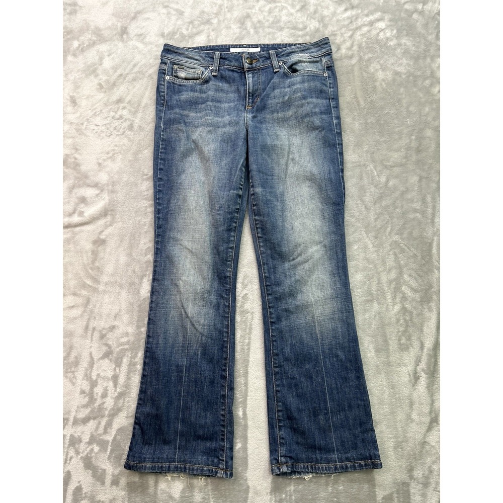 Joe's Jeans Women Muse Fit Blue Straight Bootcut Jean Size 28 Julie Wash Western